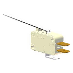 Microrutor Miniatura 15A, 1Na+1Nf, Alavanca Longa, Terminal Faston 6,3X0,8Mm MV71G5FA1 Kap