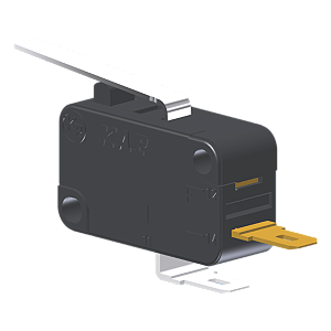 Microrutor Miniatura 15A, 1Na, Alavanca, Terminal Faston 4,8X0,5Mm MV7G3AA1 Kap