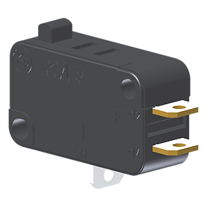 Microrutor Miniatura 5A, 1Na+1Nf, Pino, Terminal Solda MV3AIC1 Kap