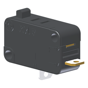 Microrutor Miniatura 5A, 1Na, Pino, Terminal Solda MV3AGC1 Kap