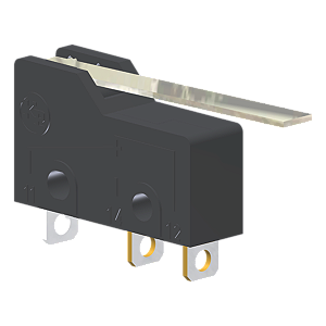 Microrutor Subminiatura 5A, 1Na+1Nf, Alavanca Rígida, Terminal Solda MM1G3NS Kap