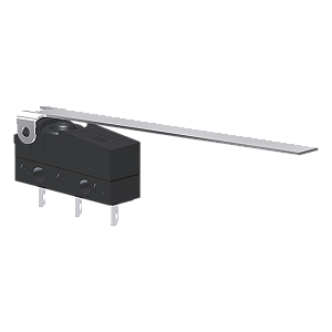 Microrutor Subminiatura Protegido 10A Contato Na+Nf Alavanca Flexível Longa Terminal Solda MMP1E5NS Kap