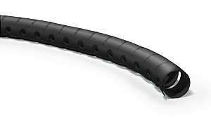 Organizador De Cabos Welawrap Polipropileno Preto Hwpp25-Pp-Bk Hellermann