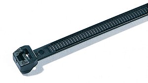 Abraçadeira Serrilhado Externo Comprimento 150Mm Largura 4,6Mm Poliamida Preto T50Sos-Pa66Hs-Bk Hellermann