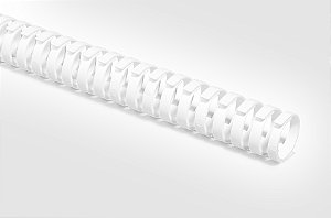 Canaleta Flexível Altura 36.0Mm Comprimento 19,7 " Diâmetro 30Mm Largura 34,0Mm Polipropileno (Pp) Branco Heladuct Flex3