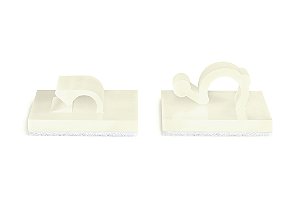 Clip Autoadesivo Altura 9,0Mm Poliamida Natural Ra6-Pa66-Na Hellermann