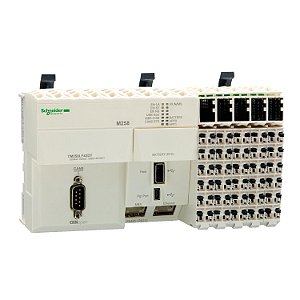 Controlador Lógico Programável - 26 Entradas / 16 Saídas Digitais - Saídas Source (Pnp) - Modbus Tcp/Ethernet Ip/Canopen - 24 Vdc TM258LF42DT SCHNEIDER