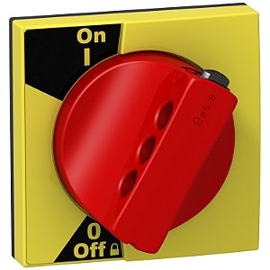 Subconjunto Para Manopla Rotativa Ic60 +Manopla Rotativa Vermelha Para Ic60 A9A27006 SCHNEIDER