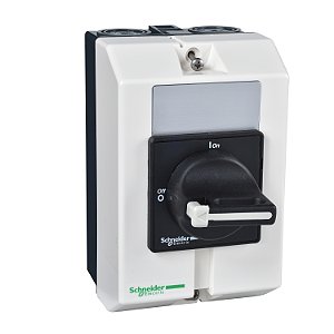 Interruptor Seccionador Vario Em Cofre Ip65 10A Manopla Pret VBF02GE SCHNEIDER