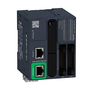 Controlador Lógico Programável - 16 Entradas / 16 Saídas Digitais - Saídas Source (Pnp) - Modbus Tcp/Ethernet Ip (Slave) - 24 Vdc TM221ME32TK SCHNEIDER