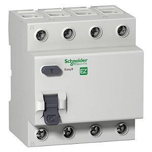 Interruptor Diferencial Residual Easy9 4P 300Ma 25A Classe Ac 6000A 415V EZ9R66425 SCHNEIDER