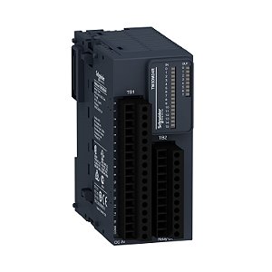 Módulo De Entradas E Saídas Digitais - 16 Entradas/8 Saídas - Entradas Sink/Source - Saídas Relé - 24 Vdc/240 Vac - Terminal Parafuso TM3DM24R SCHNEIDER