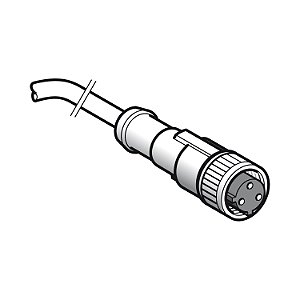 Cabo Com Conector 1/2 20Unf 3 Pinos Reto XZCP1865L10 SCHNEIDER