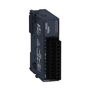 Módulo De Saídas Digitais - 8 Saídas - Relé - 24 Vdc/240 Vac - Terminal Parafuso TM3DQ8R SCHNEIDER