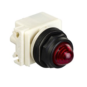 Sinalizador 30Mm Plastico Alimentacao Direta Ba9S Vermelho 9001SKP40R9 SCHNEIDER