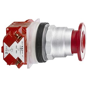 Botao 30Mm Metalico Soco Empurrar Puxar 1Nf Vermelho 9001KR9R20H6 SCHNEIDER