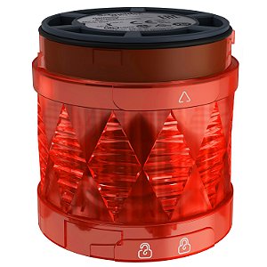 Módulo Luminoso Ø60Mm Para Xvu, Contínuo, Led, Vermelho, 24Vca/Cc XVUC24 SCHNEIDER