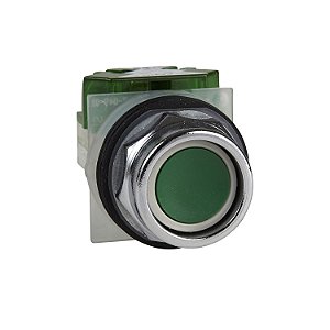 Botao 30Mm Metalico A Impulsao Embutido G.Alta 1Na Verde 9001KR2GH5 SCHNEIDER