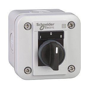 Botoeira 22Mm Plastica 1 Comutador 3 Posicoes Fixas I O I XALE1333 SCHNEIDER