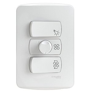 Conj Variador De Velocidade P/ Ventilador 127V 150W + 2 Interruptores Paralelos S3B69610 SCHNEIDER