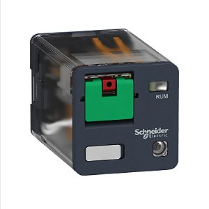 Relé De Interface, 10A, 2Naf, Botão De Teste, Led, 230Vca RUMC22P7 SCHNEIDER