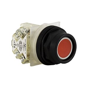 Botao 30Mm Plastico A Impulsao Embutido G.Alta 1Na 1Nf Verme 9001SKR2RH13 SCHNEIDER