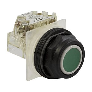 Botao 30Mm Plastico A Impulsao 1Na 1Nf Verde 9001SKR1GH13 SCHNEIDER