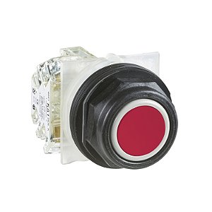 Botao 30Mm Plastico A Impulsao 1Na 1Nf Vermelho 9001SKR1RH13 SCHNEIDER