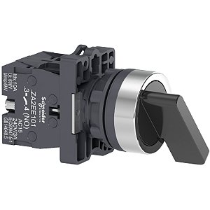 Comutador Ø22Mm Plástico, 3 Posições Retorno Por Mola, Manopla Longa, 2Na XA2EJ53 SCHNEIDER