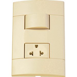 Conjunto Pulsador Campainha 10A 250V Pl/Br PRM44061 SCHNEIDER