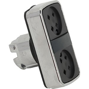 Cabeçote Para Botão Duplo Ø22Mm Metálico, Retorno Por Mola, Sem Pastilha ZB4BA79 SCHNEIDER