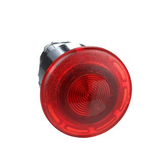 Cabeçote Para Botão Luminoso Modular Ø22Mm Metálico, Cogumelo Ø40Mm, Para Led Integral, Vermelho ZB4BW643 SCHNEIDER