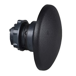 Cabeçote Para Botão Ø22Mm Plástico, Retorno Por Mola, Cogumelo Ø60Mm, Ergonômico, Preto ZB5AR216 SCHNEIDER