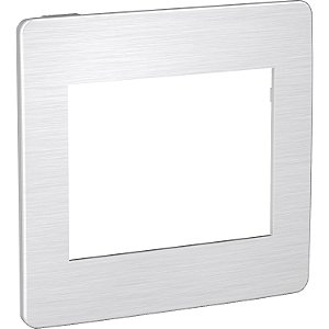 Placa 4X4 6 Postos Al/Alu Cosmic Grey S733203705 SCHNEIDER