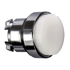 Cabeçote Para Botão Luminoso Ø22Mm Metálico, Projetado, Com Retenção, Branco ZB4BH13 SCHNEIDER