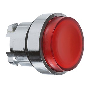 Cabeçote Para Botão Luminoso Ø22Mm Metálico, Projetado, Com Retenção, Vermelho ZB4BH43 SCHNEIDER
