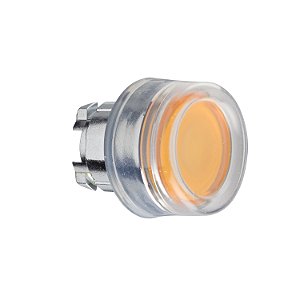 Cabeçote Para Botão Luminoso Modular Ø22Mm Metálico, Com Capa, Para Led Integral, Laranja ZB4BW553 SCHNEIDER