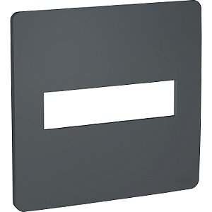 Placa 4X4 2 Postos Stellar Black S730201294 SCHNEIDER