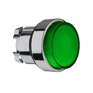 Cabeçote Para Botão Luminoso Ø22Mm Metálico, Projetado, Com Retenção, Verde ZB4BH33 SCHNEIDER