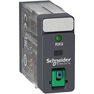 Relé De Interface, 5A, 2Naf, Botão De Teste, Led, 24Vcc RXG22BD SCHNEIDER