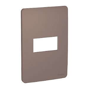 Placa 4X2 1 Posto Planet Brown S730101264 SCHNEIDER