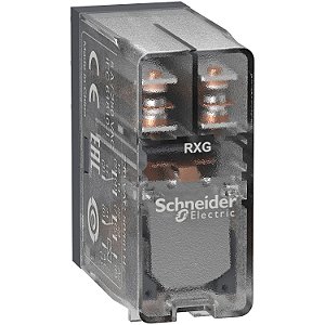 Relé De Interface, 5A, 2Naf, Frontal Transparente, 24Vca RXG25B7 SCHNEIDER