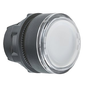 Cabeçote Para Botão Luminoso Ø22Mm Plástico, Faceado, Retorno Por Mola, Branco ZB5AA18 SCHNEIDER