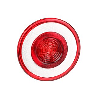 Lente Para Botao Cogumelo D41 Vermelha 9001R22 SCHNEIDER