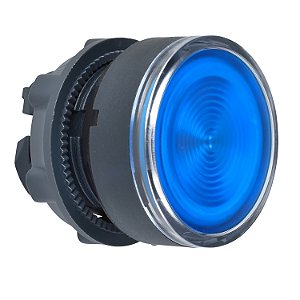Cabeçote Para Botão Luminoso Ø22Mm Plástico, Faceado, Retorno Por Mola, Azul ZB5AA68 SCHNEIDER