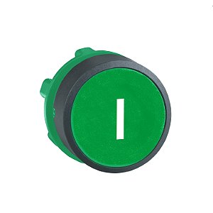 Cabeçote Para Botão Ø22Mm Plástico, Faceado, Retorno Por Mola, Verde, "I" ZB5AA331 SCHNEIDER