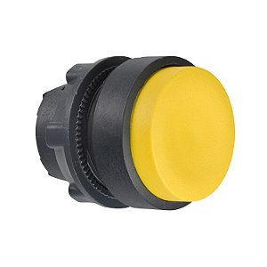 Cabeçote Para Botão Ø22Mm Plástico, Saliente, Retorno Por Mola, Amarelo ZB5AL5 SCHNEIDER