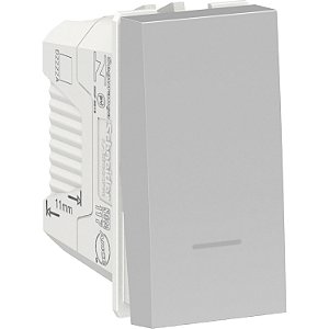 Modulo Pulsador Universal (Sem Gravacao) 10A 250V 1M Al S70110674 SCHNEIDER