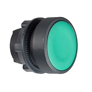 Cabeçote Para Botão Ø22Mm Plástico, Faceado, Com Retenção, Verde ZB5AH03 SCHNEIDER