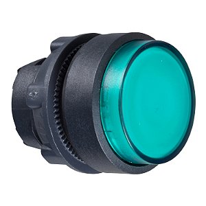Cabeçote Para Botão Luminoso Modular Ø22Mm Plástico, Saliente, Para Led Integral, Verde ZB5AW133 SCHNEIDER